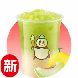 蜜瓜轻乳茶