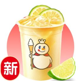 雪王柠檬奶