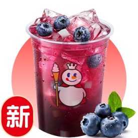 蓝莓果粒茶